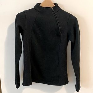 Columbia, size XS, black fleece pull over